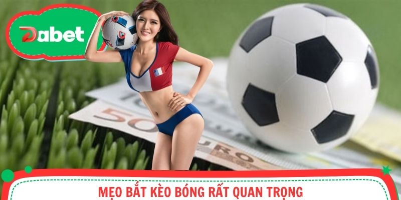Mẹo bắt kèo bóng rất quan trọng